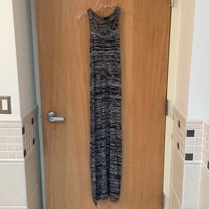 Long black and gray dress